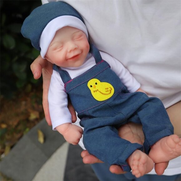 🆕 15 inches Soft Vinyl Body Realistic Reborn Baby Boy Doll - Picture 2 of 8